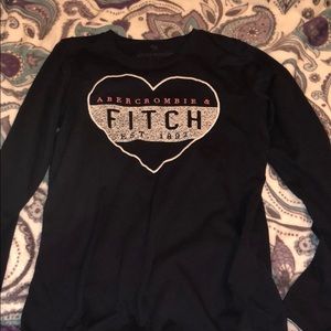 Abercrombie long sleeve, navy blue